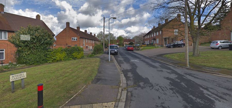Police were called to Rosehill Gardens, off Hazelwood Lane, in Abbots Langley on Wednesday afternoon. Credit: Google Street View