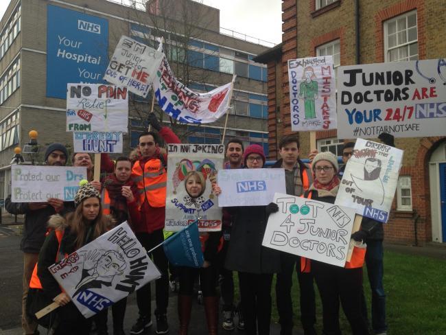 The junior doctors protesting over pay and conditions