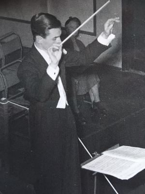 Ian Scleater was a conductor and musical director for many societies