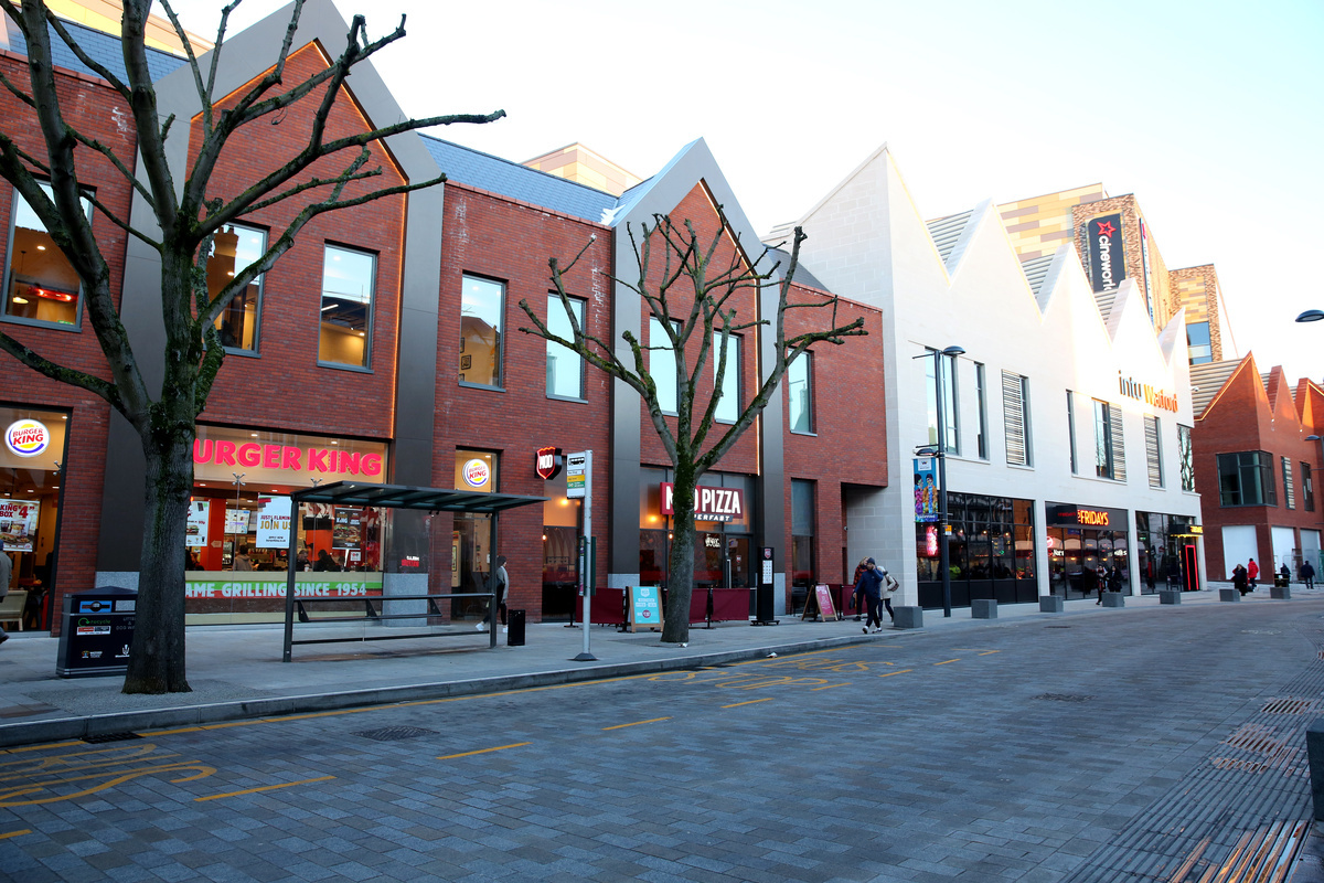 High Street improvements which coincided with the extension of intu Watford