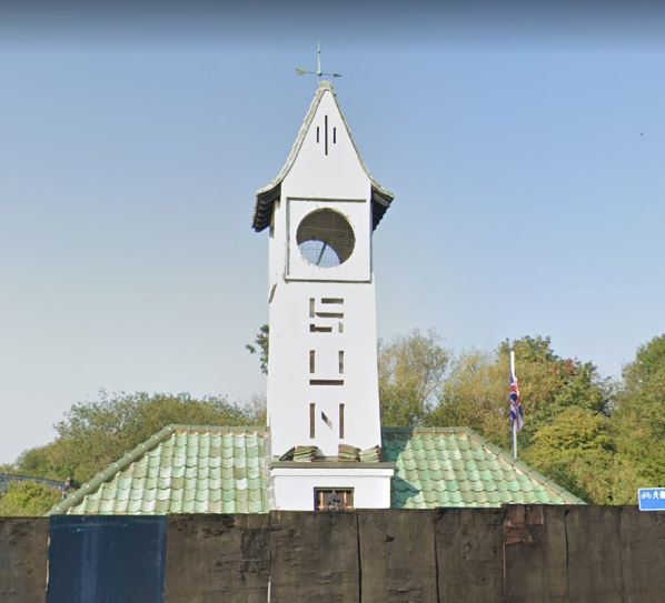 The Sun Clock Tower in 2020. Credit: Google Maps