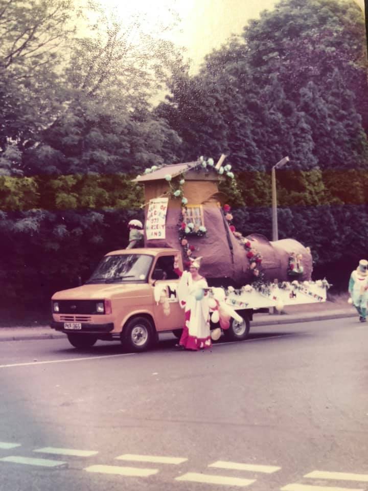 One of the floats from the carnival