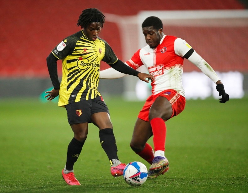 Joseph Hungbo has signed a new deal at Watford until 2022