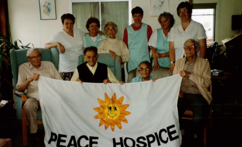 An early picture in the Peace Hospice