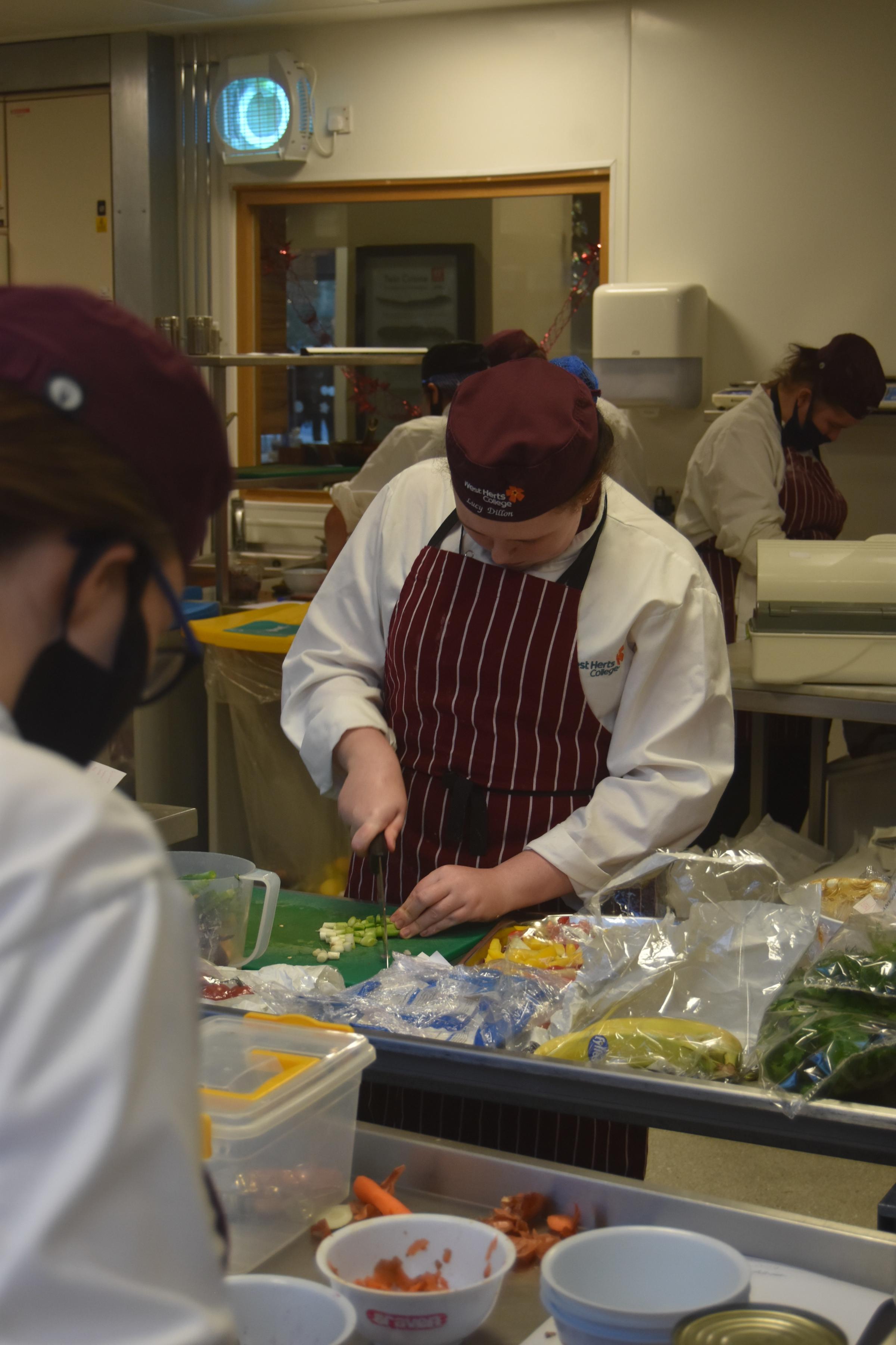 Student chefs at West Herts College have created a plant-based cookbook to address food waste and its contribution to climate change