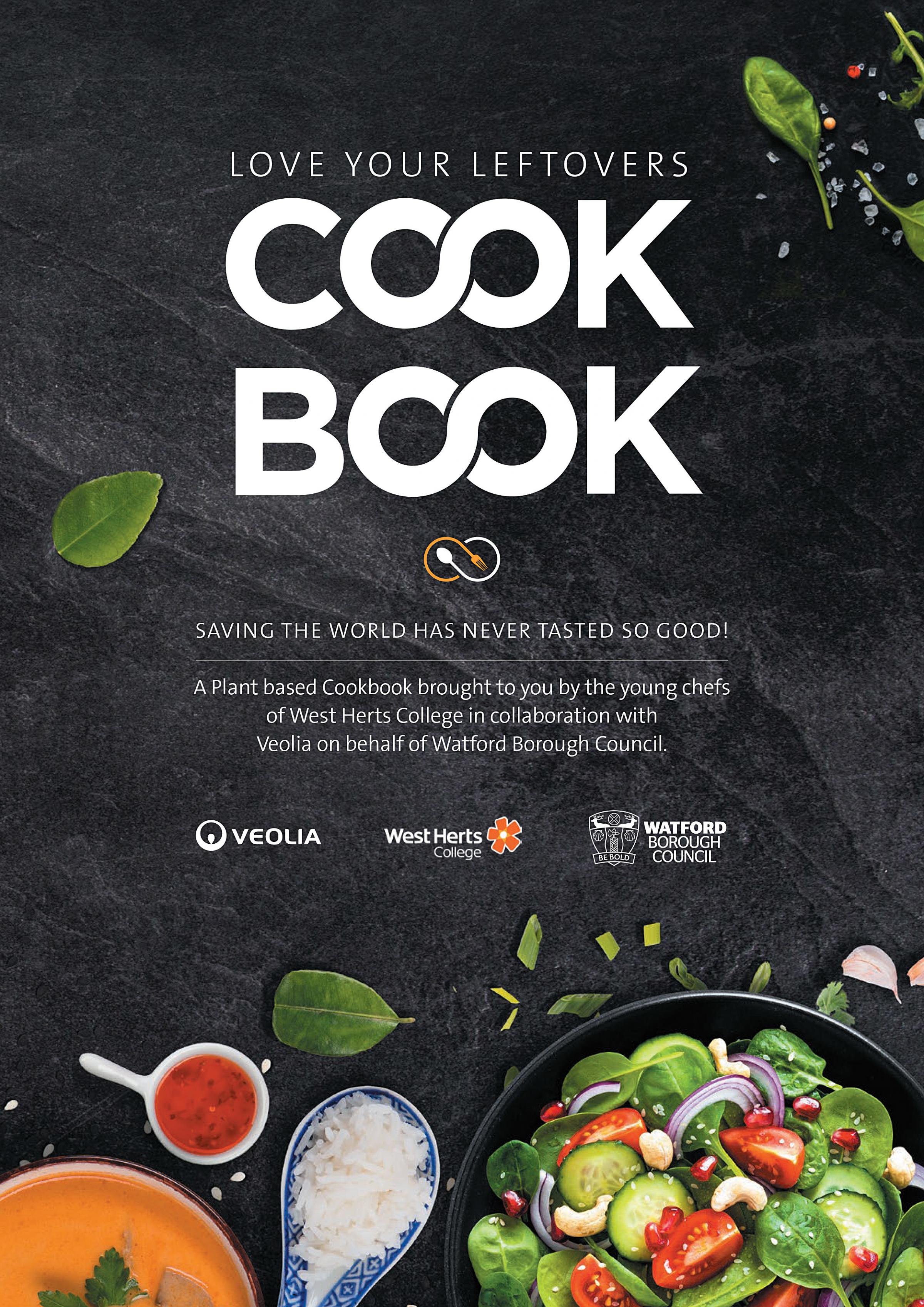 The cook book produced by West Herts College students