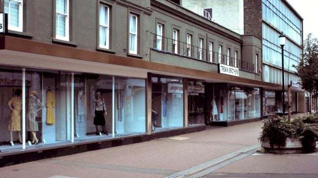 The old Trewin Brothers store before the construction of the Harlequin. Credit: David Callinicos
