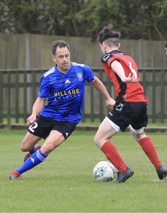 Joe Cole in action for Belstone FC at the weekend. Credit: Belstone FC