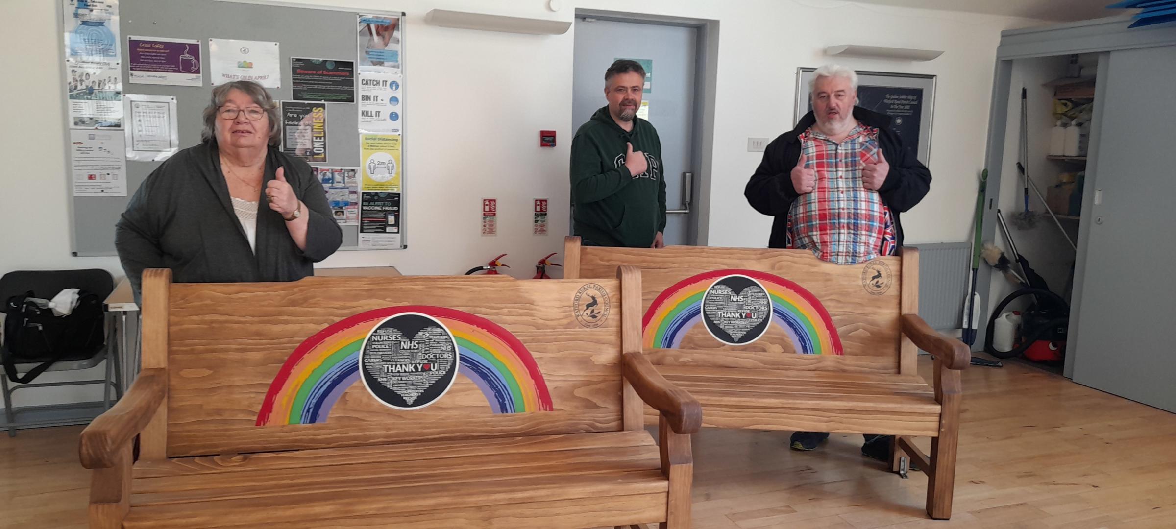 The benches will be installed in South Oxhey and Carpenders Park