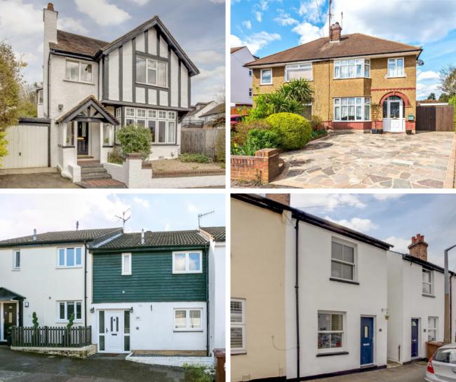 Some of the houses in Bushey that are on the market (Photo: Zoopla)