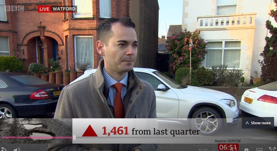 Nick Lyle speaking to BBC Breakfast this morning. Credit: BBC
