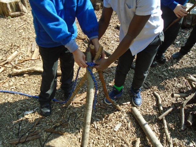 Children at Little Reddings Primary School in Bushey take part in Earth Day activities