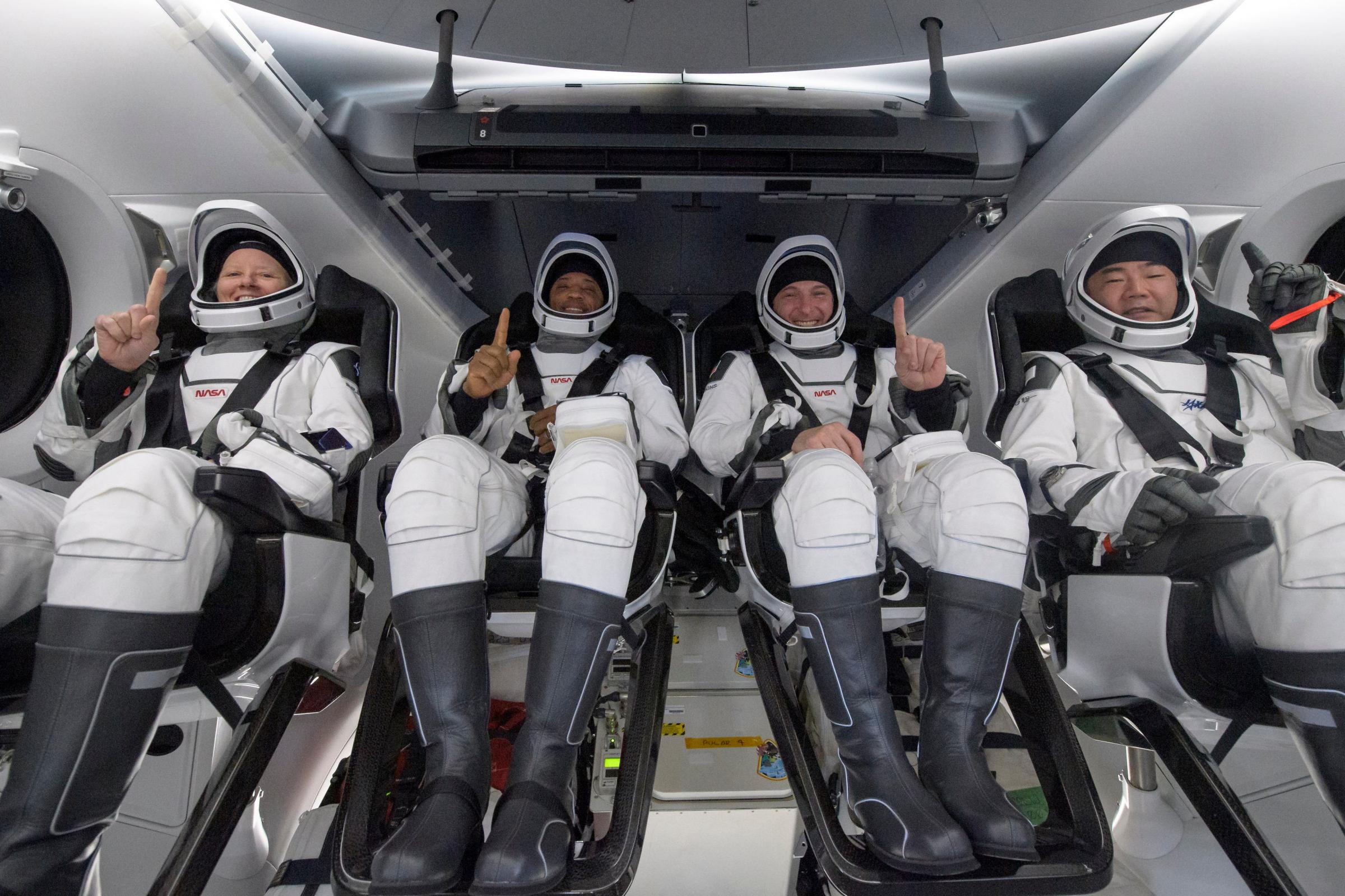 SpaceX returns four astronauts to Earth in rare night splashdown -  ToysMatrix