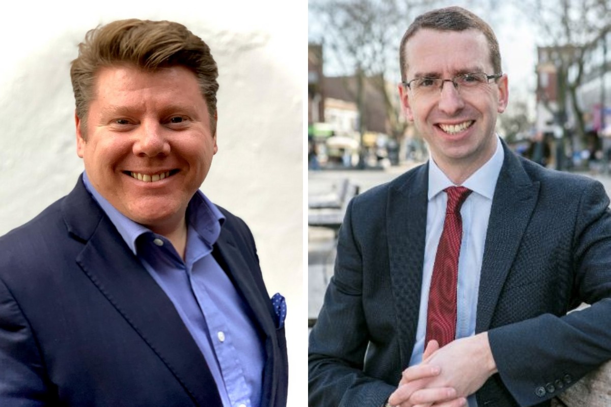 Dean Russell, Watfords Conservative MP, and Watfords Liberal Democrat mayor, Peter Taylor, right, have not met eye-to-eye when it comes to development in Watford