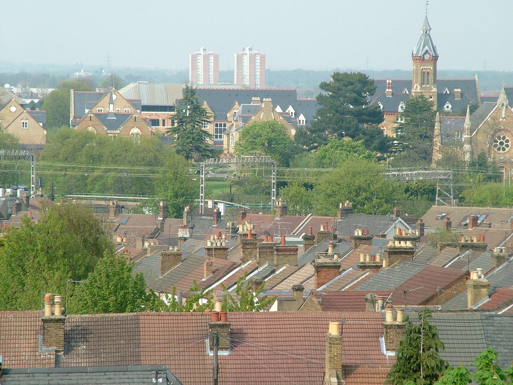 The 17-storey Meriden blocks in the background of this photo taken towards Watford. Credit: Mark Crowley/Watford Observer Camera Club
