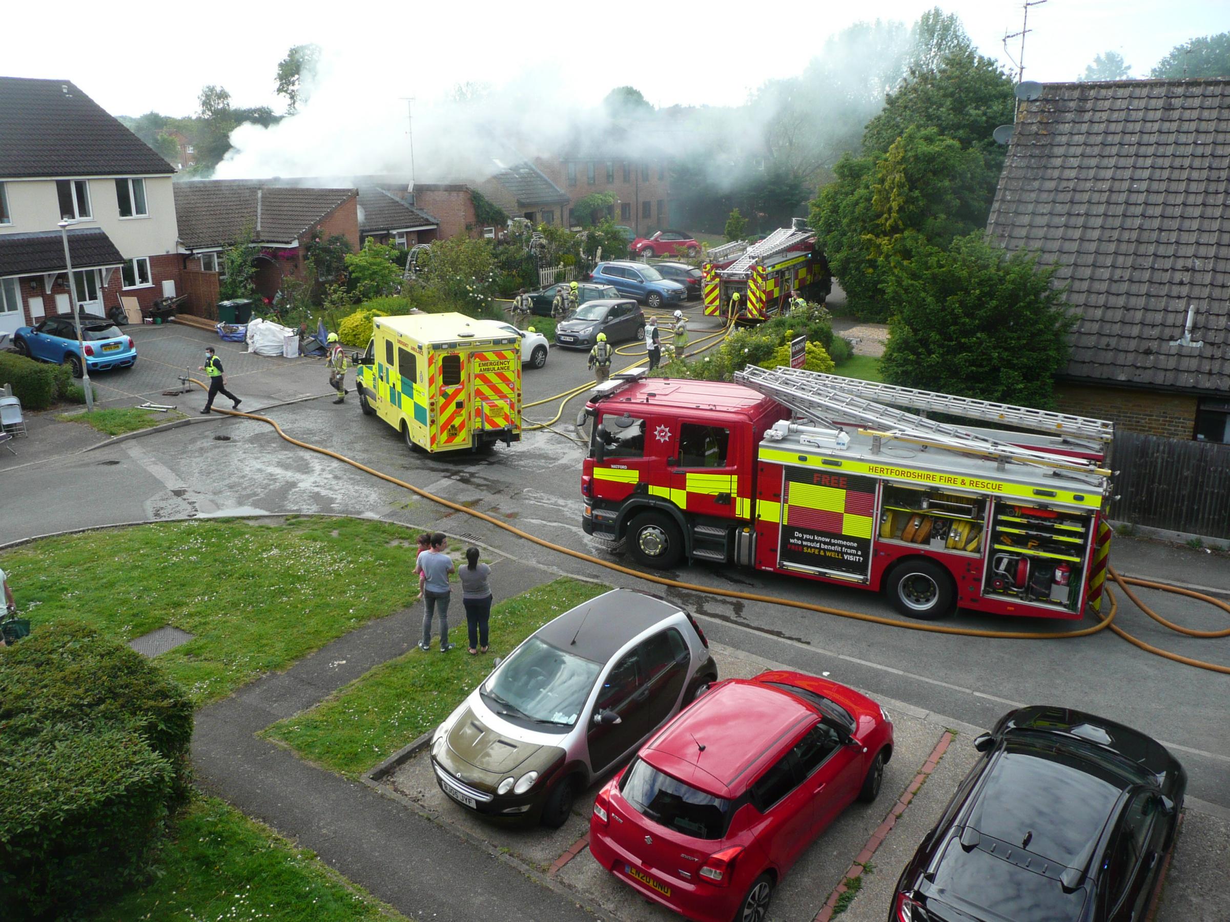 Person rescued from bungalow fire in Clarkfield in Mill End - Vimarsana News