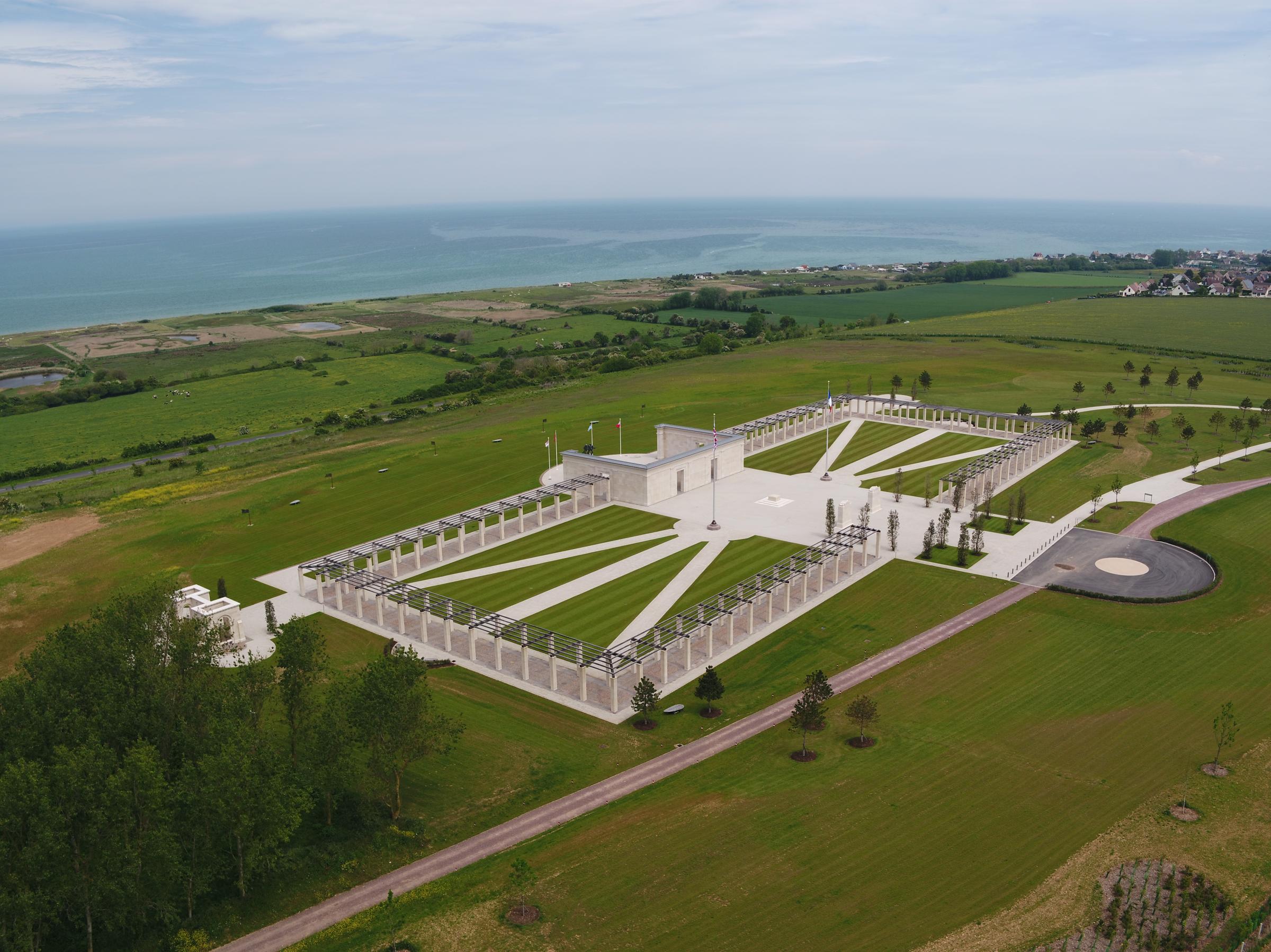 The British Normandy Memorial at Ver-sur-Mer. Picture: PA