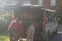 The van being used in Watford (photo credit William Berry)