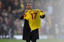Joao Pedro was introduced to Watford fans before the win over Manchester United. Picture: Action Images