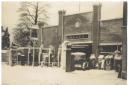 A snow-covered Bucks Garage. Pictures: Watford Museum