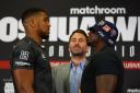 Anthony Joshua and Dillian Whyte go head-to-head at their pre-fight press conference.