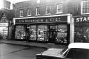 High Street in 1970s – Woolworths! Image: Rickmansworth Historical Society/ Geoff Saul Collection