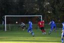 Dylan Hickman-Singh scores Oxhey Jets' second goal
