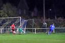Archie James completed Oxhey Jets' impressive night's work with this smart finish