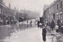 Sotheron Road after the 'great storm' of July 22, 1907. Image: Watford Museum