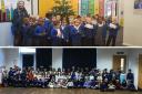 Little Reddings Primary School, top, and Cassiobury Infant School are among those featured in our 'Christmas in the Classroom' special