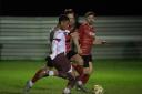 Laken Torres in action for Watford at Tring last night.
