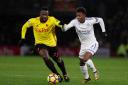 Stefano Okaka has started only twice for Watford this season. Picture: Action Images