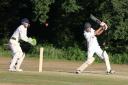 Striking out: Watford Town A (batting) in their victory over Northchurch on Wednesday. Pictures: Len Kerswill
