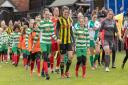 'I have been honoured to captain this club'. Helen Ward leads out Watford FC Ladies for last weekend's final game of the campaign against Plymouth Argyle Ladies. Picture: AW Images