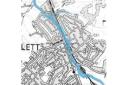 This map, supplied by the Environment Agency, shows areas around Watling Street, Radlett, which could be affected in the case of severe flooding