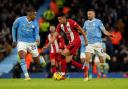 Sheffield United's Will Osula in action against Manchester City