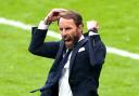 Gareth Southgate celebrates as England beat Germany in Euro 2020. Picture: PA