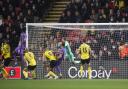 Davinson Sanchez gives Spurs a late lead at Watford. Picture: Action Images
