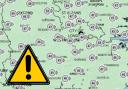 London issued a weather warning. (Met Office/Canva)
