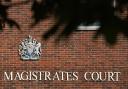 Magistrates Court stock image.