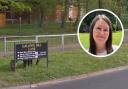 Kristina Allison wants speed restrictions introduced in Gallows Hill Lane and Abbots Langley. Picture: Inset - Kristina Allison. Main picture - Google Street View