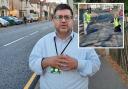 North Watford county councillor Asif Khan, pictured, has welcomed resurfacing in Gammons Lane this week, but says more needs to be done. Image: Cllr Asif Khan