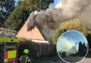 A disused house was the source of the fire. Image: Barry Deakin and Angela Scott
