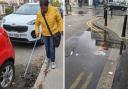 Cllr Dawn Allen-Williamson called for drains on Balmoral Road (right) and Regent Street (left) in Watford to be cleaned