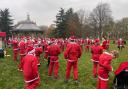 An estimated £4,000 was raised when 200 people took part in Watford Mencap's Santa Dash.