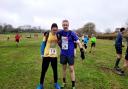 Simon Cole and David Vannen took part in a nine-mile race to help raise money for the people of Ukraine.