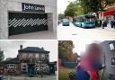 John Lewis, Watford buses, The Horns, doorbell footage