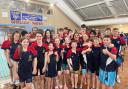 The Watford swimmers at the Hitchin gala.