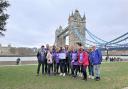 Over 279 walkers took part in the London event.