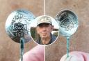 Stephen Eldridge (pictured) found the silver coin spoon in Bovingdon.